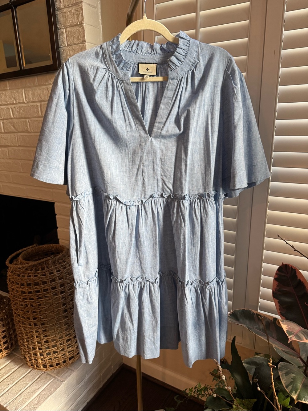 Tuckernuck Chambray Crawford Dress - Picture 2 of 3